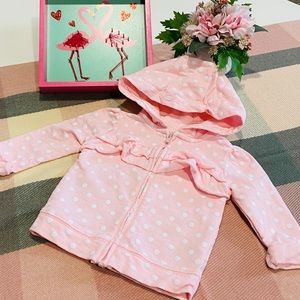 NEW Pink Polka Dot Ruffle Jacket by Carter’s